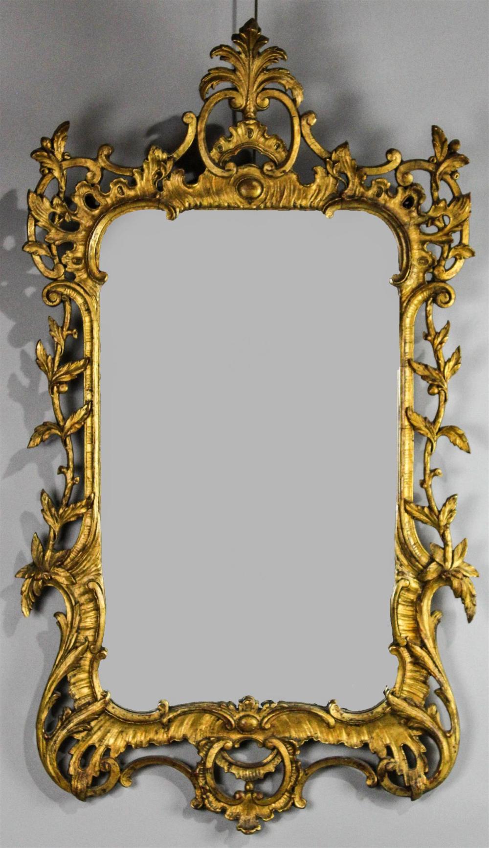 CHIPPENDALE STYLE GILTWOOD MIRRORCHIPPENDALE 339d34