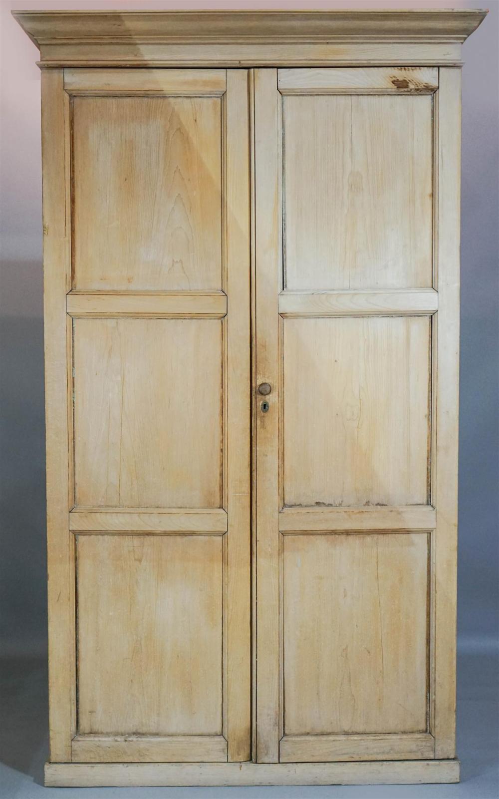 PROVINCIAL PANELED PINE CUPBOARDPROVINCIAL