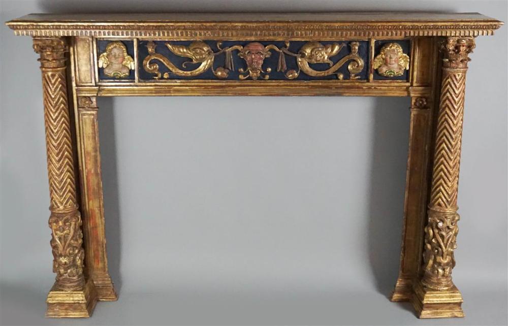 NEOCLASSICAL PAINTED AND PARCEL GILT 339d7c