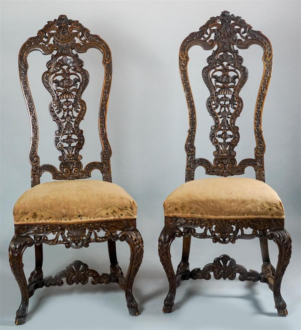 PAIR OF CONTINENTAL BAROQUE REVIVAL