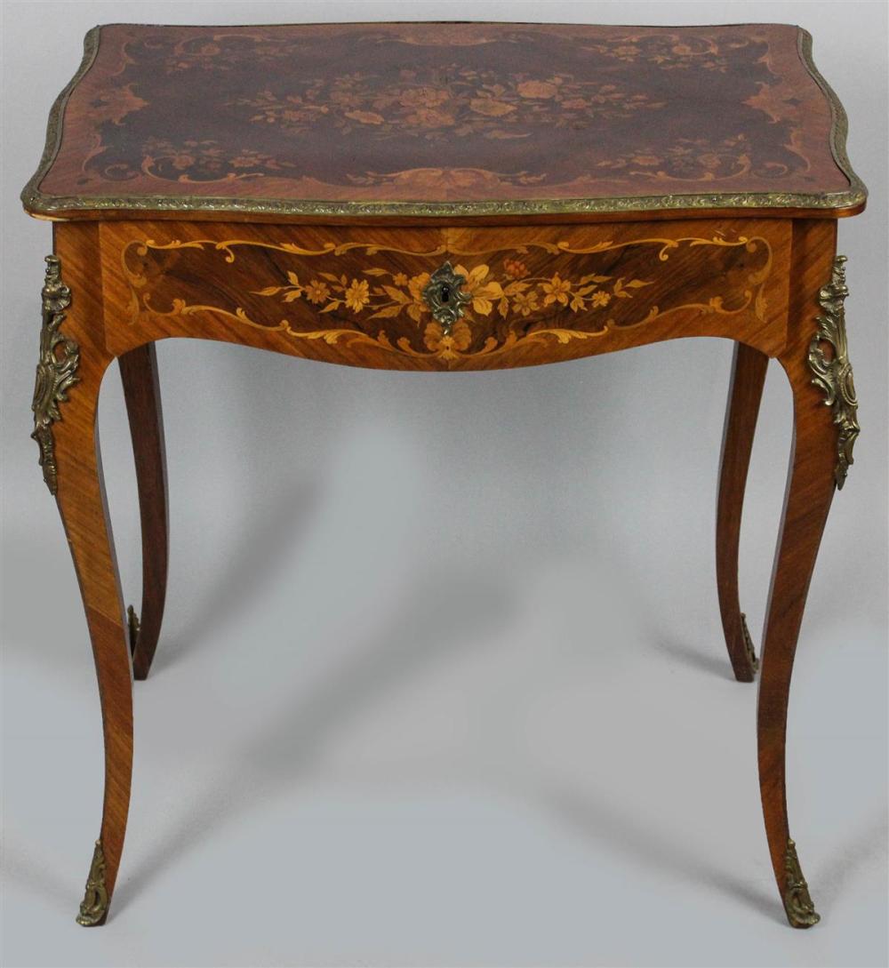 LOUIS XV STYLE MARQUETRY TABLE 339da0