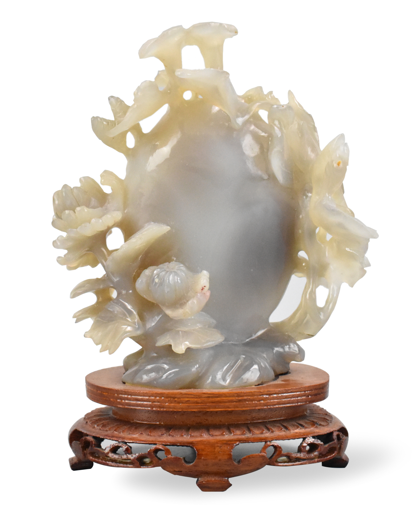 CHINESE AGATE CARVED ORNAMENT A 339e74