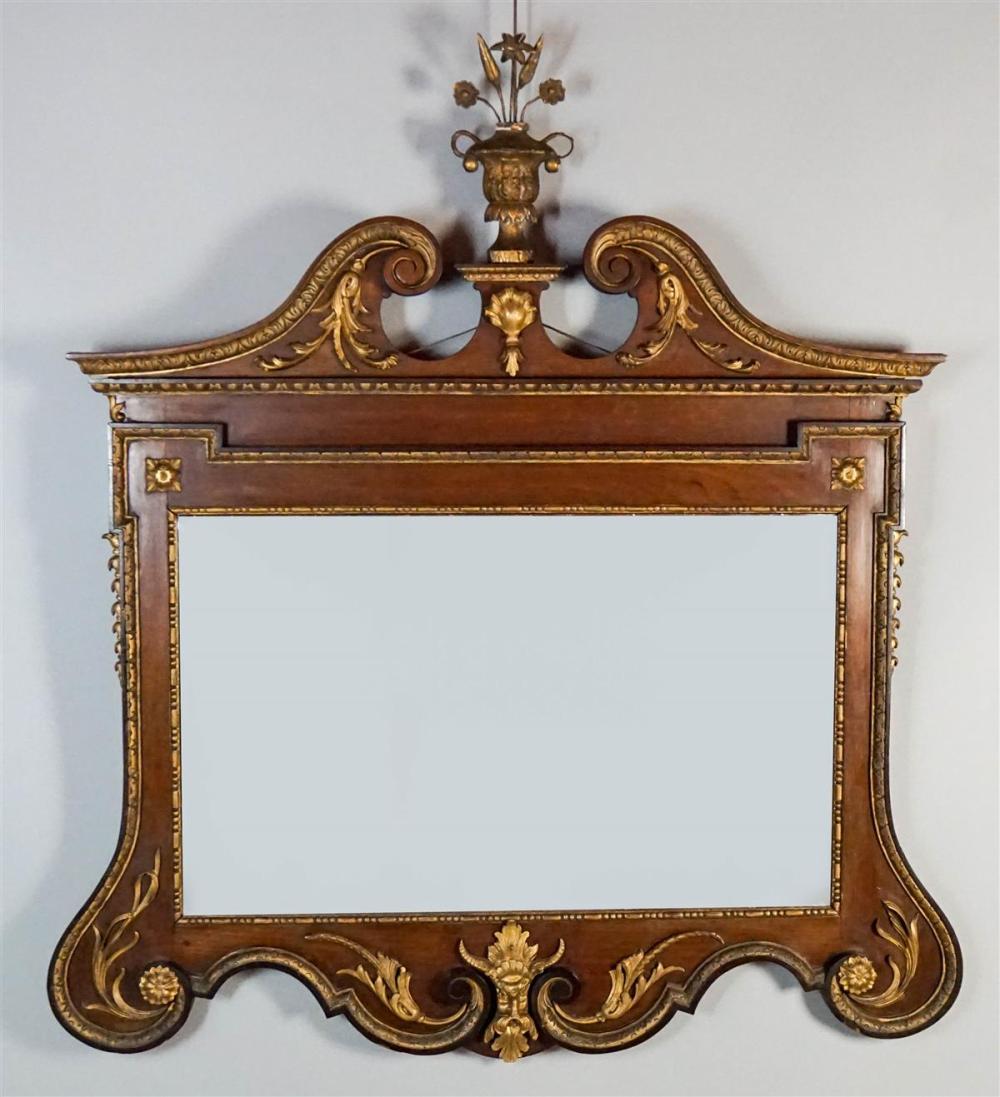 CHIPPENDALE STYLE PARCEL GILT MAHOGANY 339eea