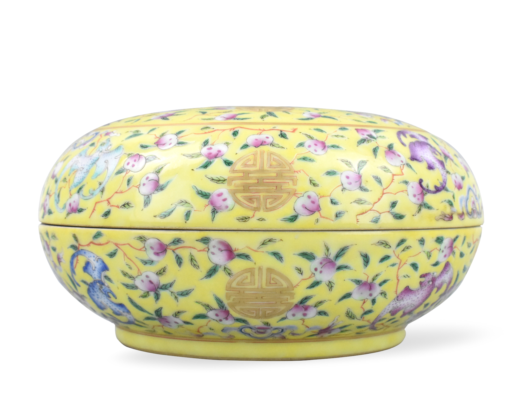 CHINESE FAMILLE ROSE COVERED BOX 339fdf
