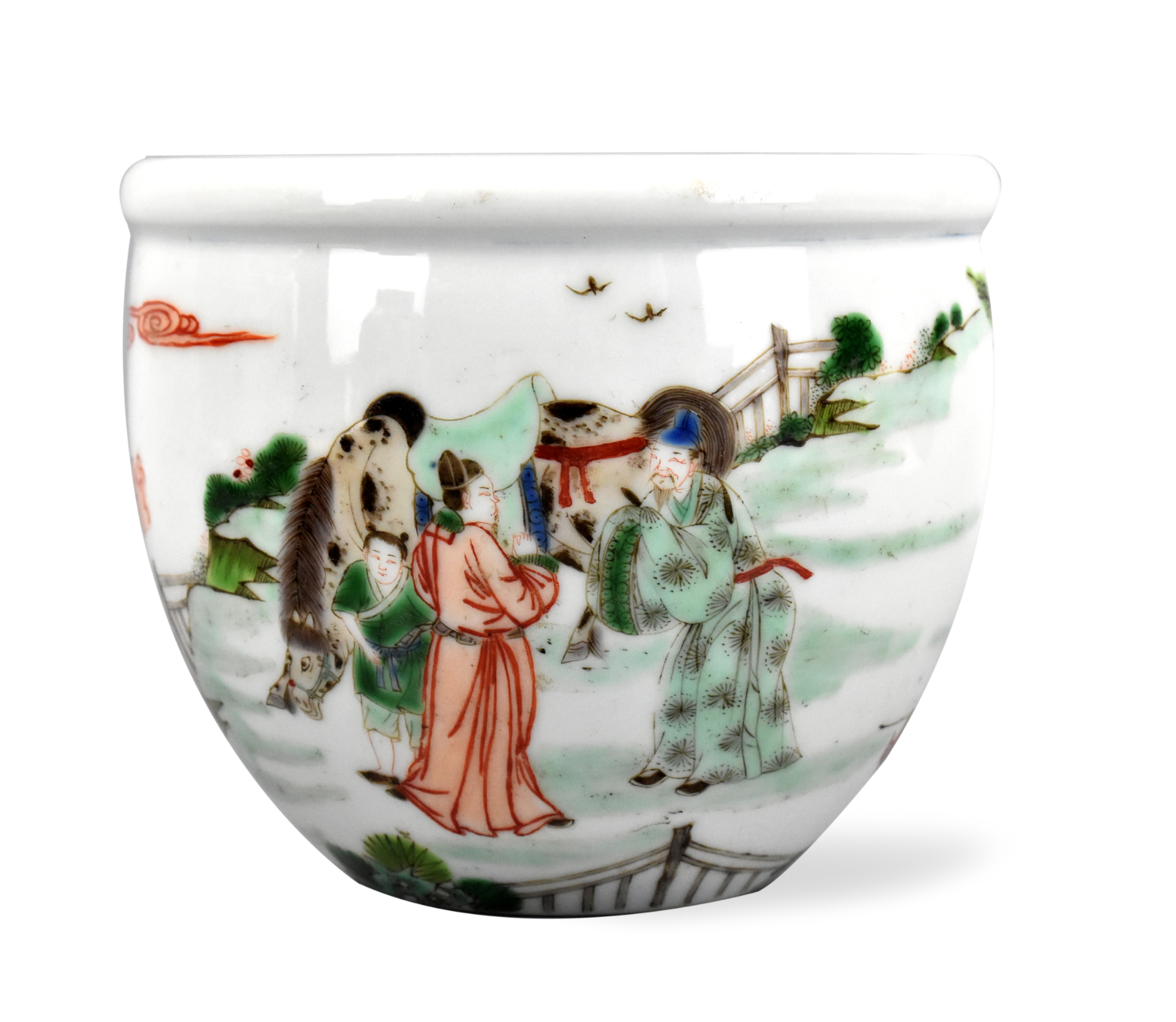 SMALL CHINESE FAMILLE VERTE JAR