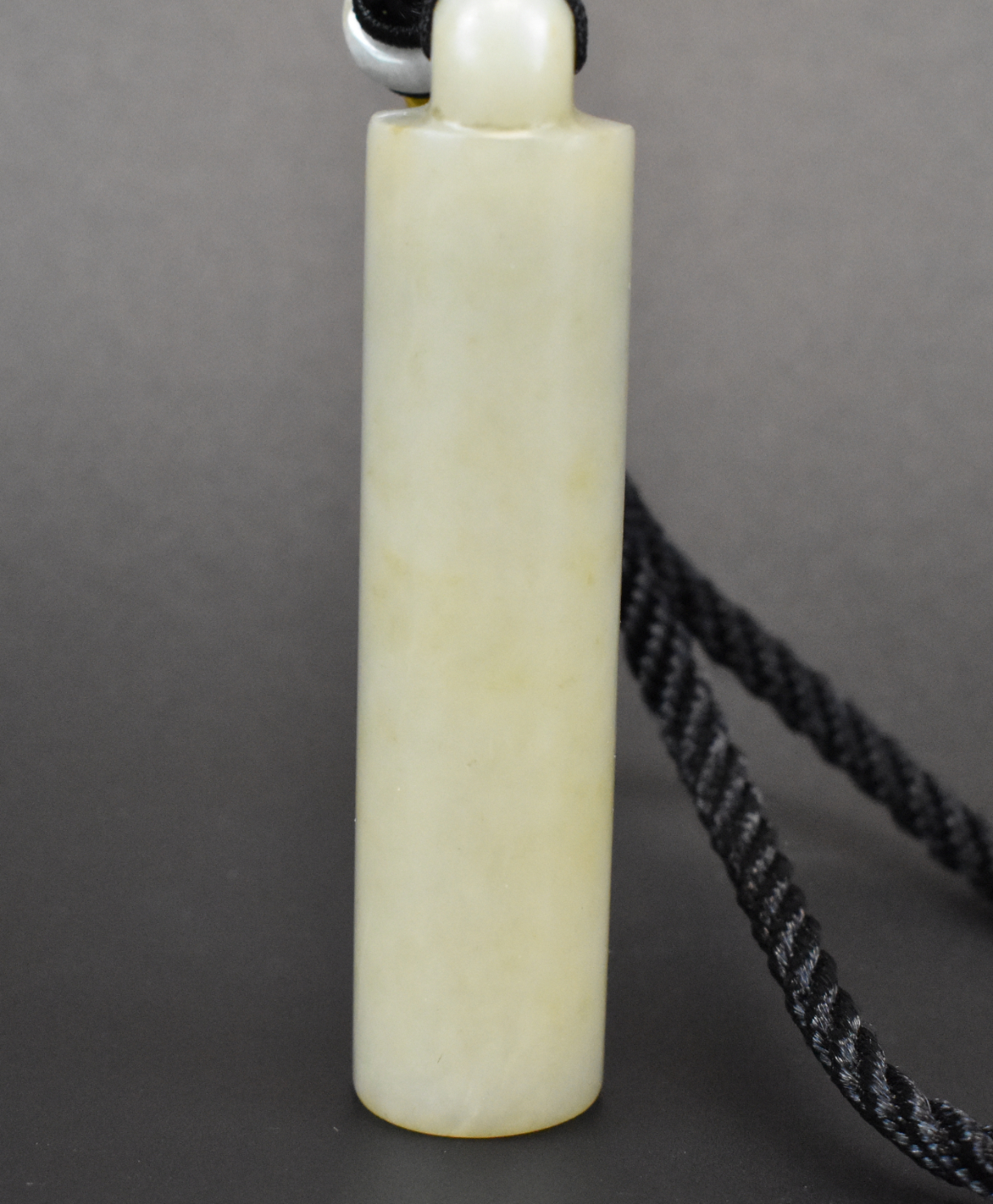 CHINESE WHITE JADE CARVED PLUME,QING