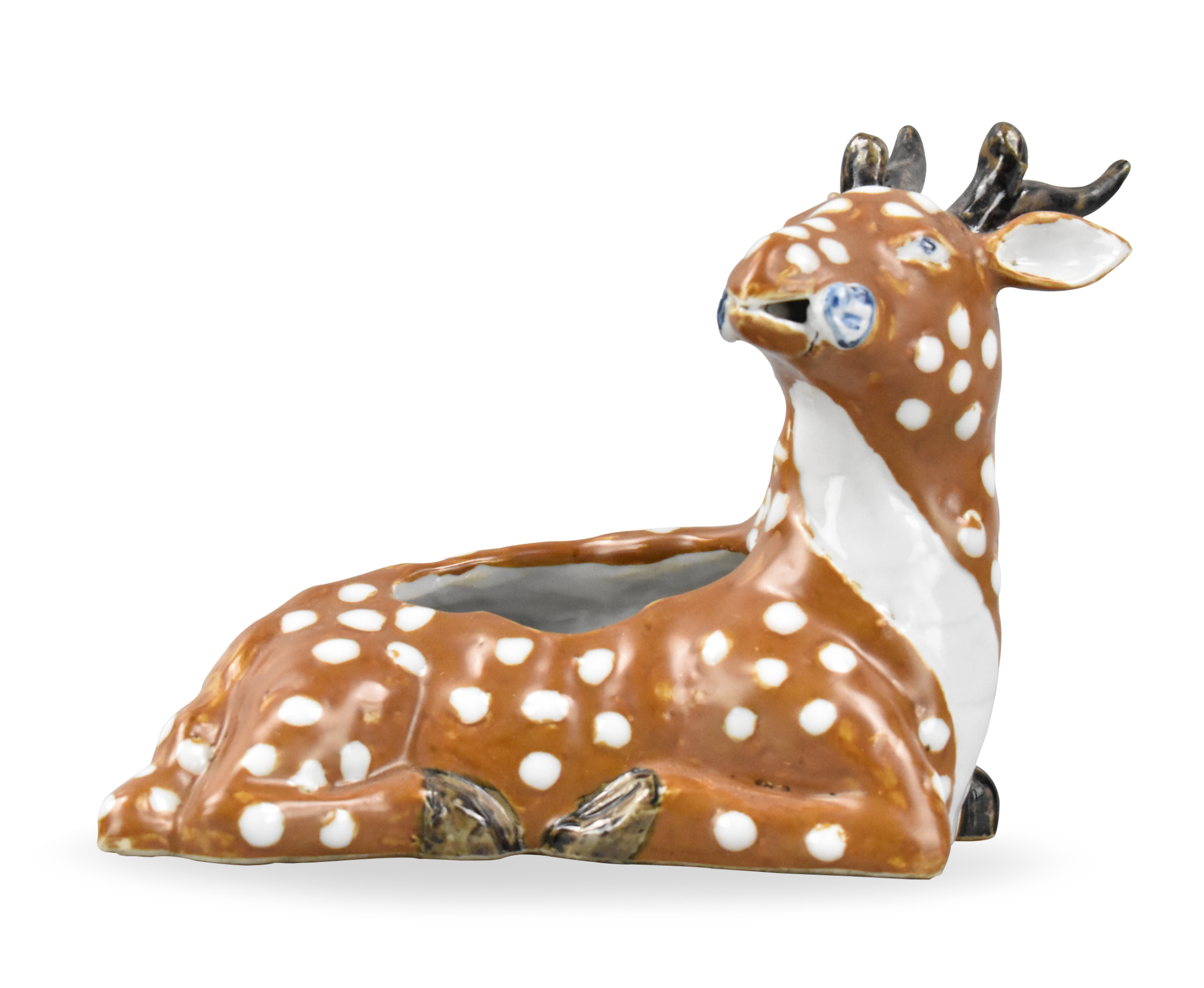 CHINESE SIKA DEER FIGURE WASHER,19TH