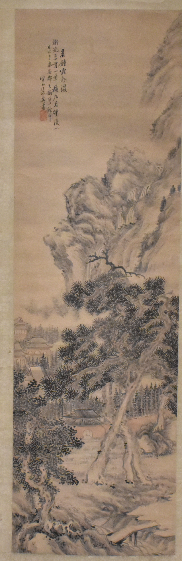 CHINESE PAINTING OF LANDSCAPE BY ZHU