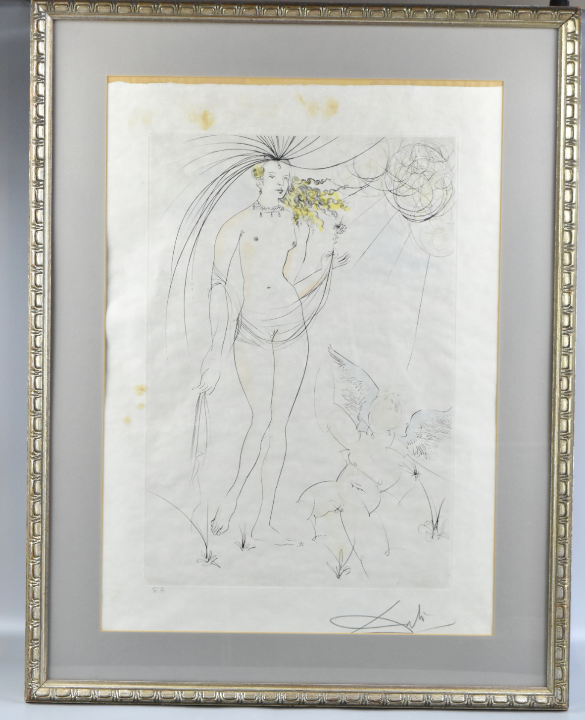 SALVADOR DALI LITHOGRAPH,TITLE BIRTH