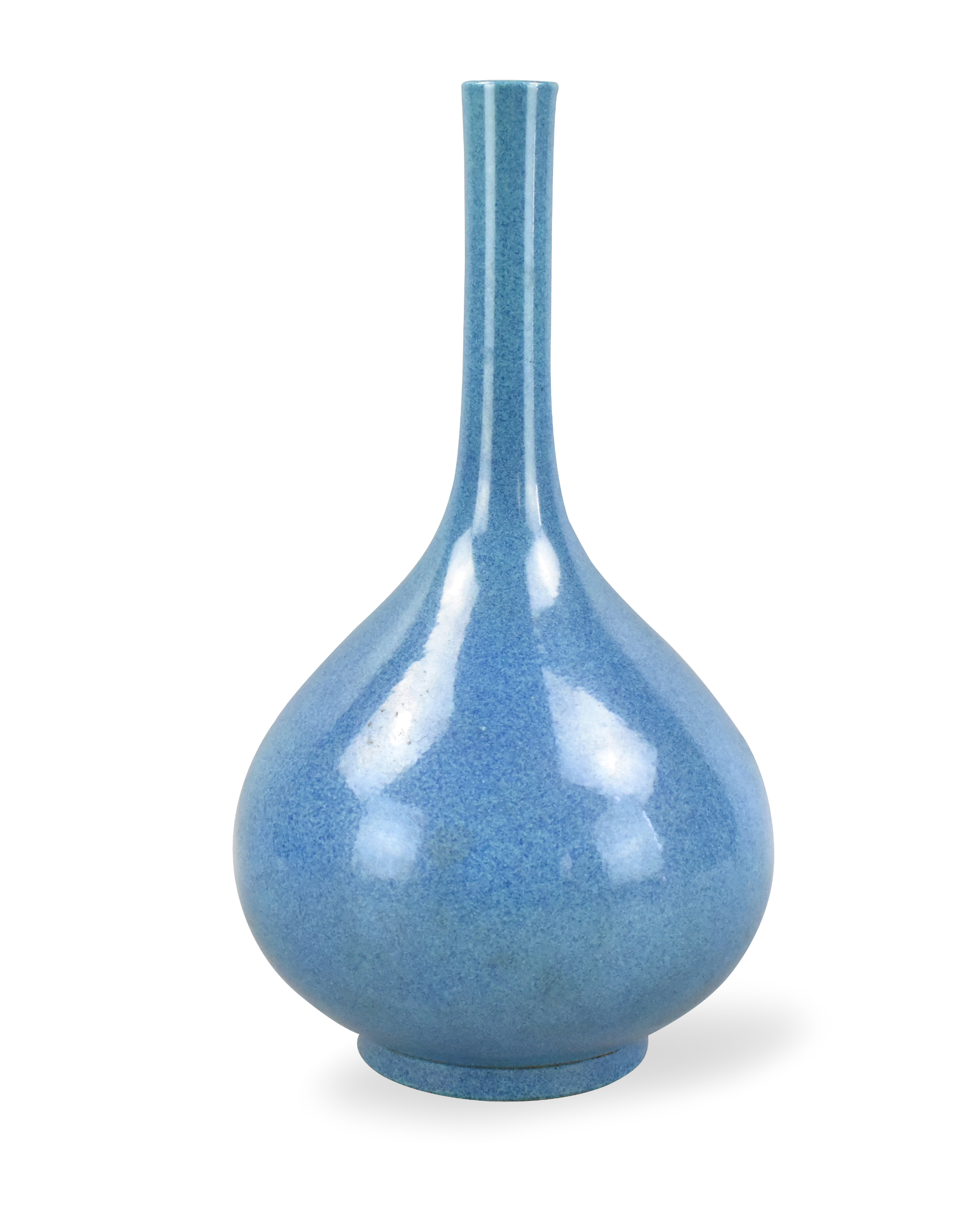 CHINESE ROBIN EGG GLAZED VASE,