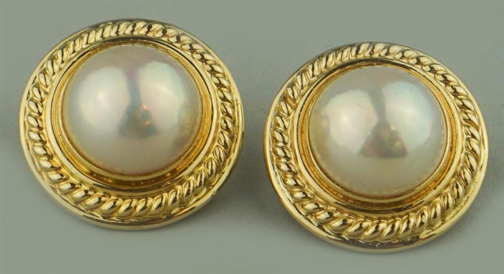 18K YELLOW GOLD AND MABE PEARL 33a1d2