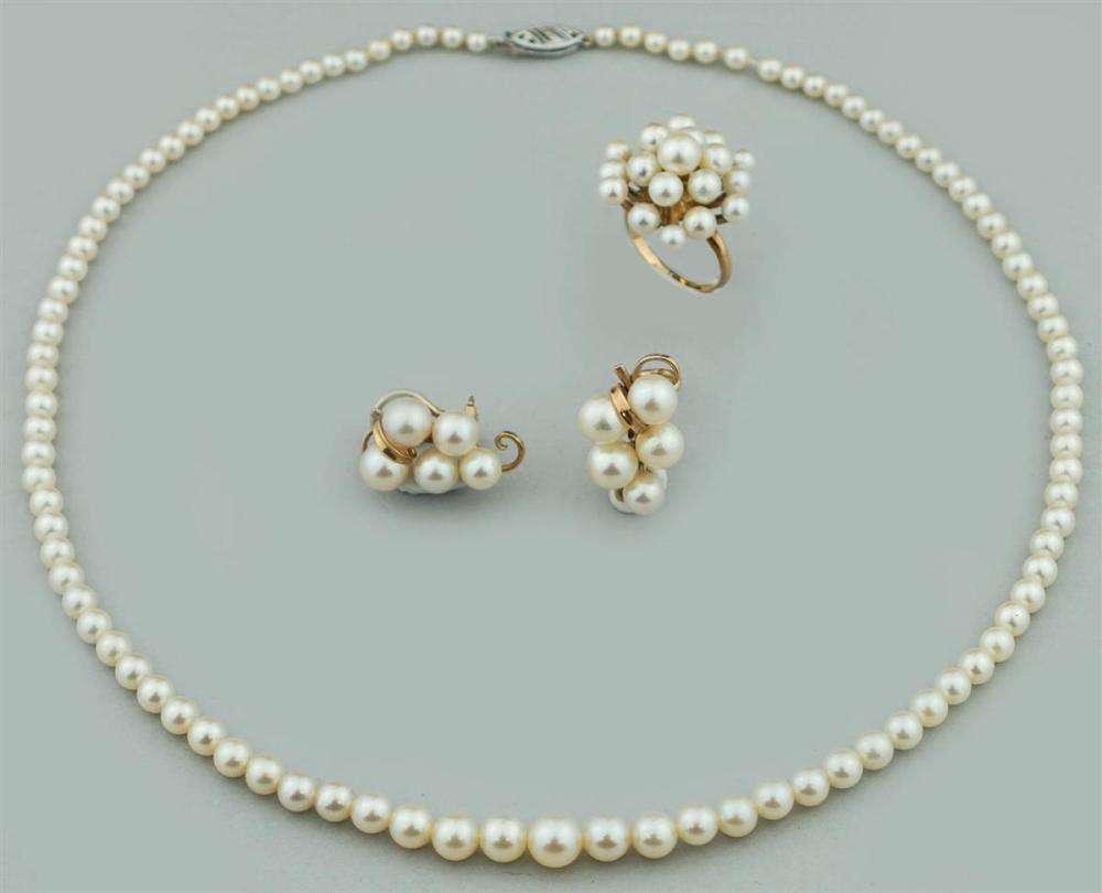 3 0 7 0MM GRADUATED CULTURED PEARL 33a24e