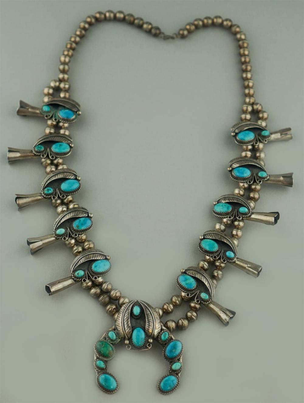 NATIVE AMERICAN TURQUOISE AND SILVER 33a291