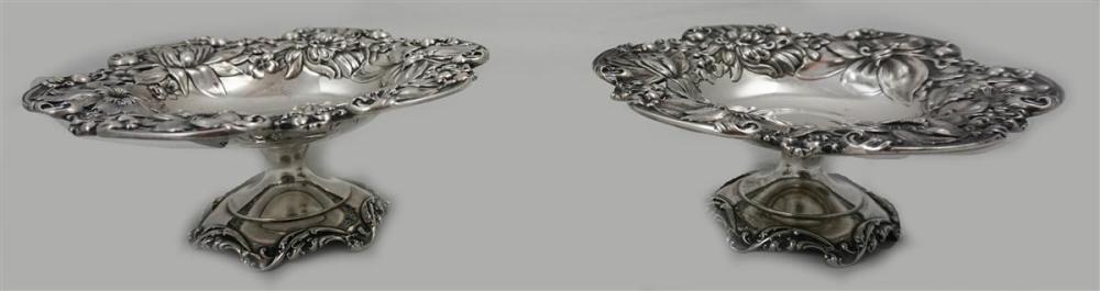 PAIR OF GORHAM SILVER REPOUSSE 33a29b