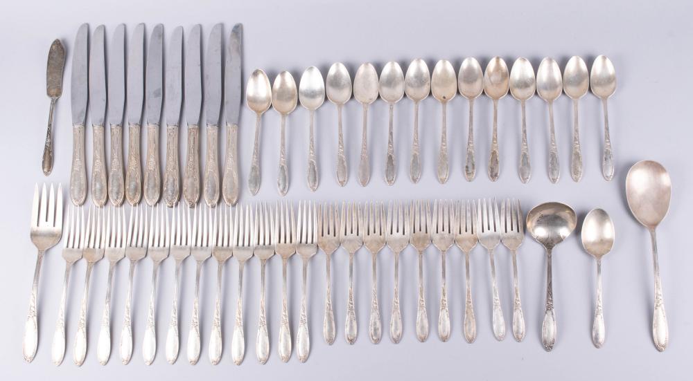 ONEIDA 'VIRGINIAN' PARTIAL FLATWARE