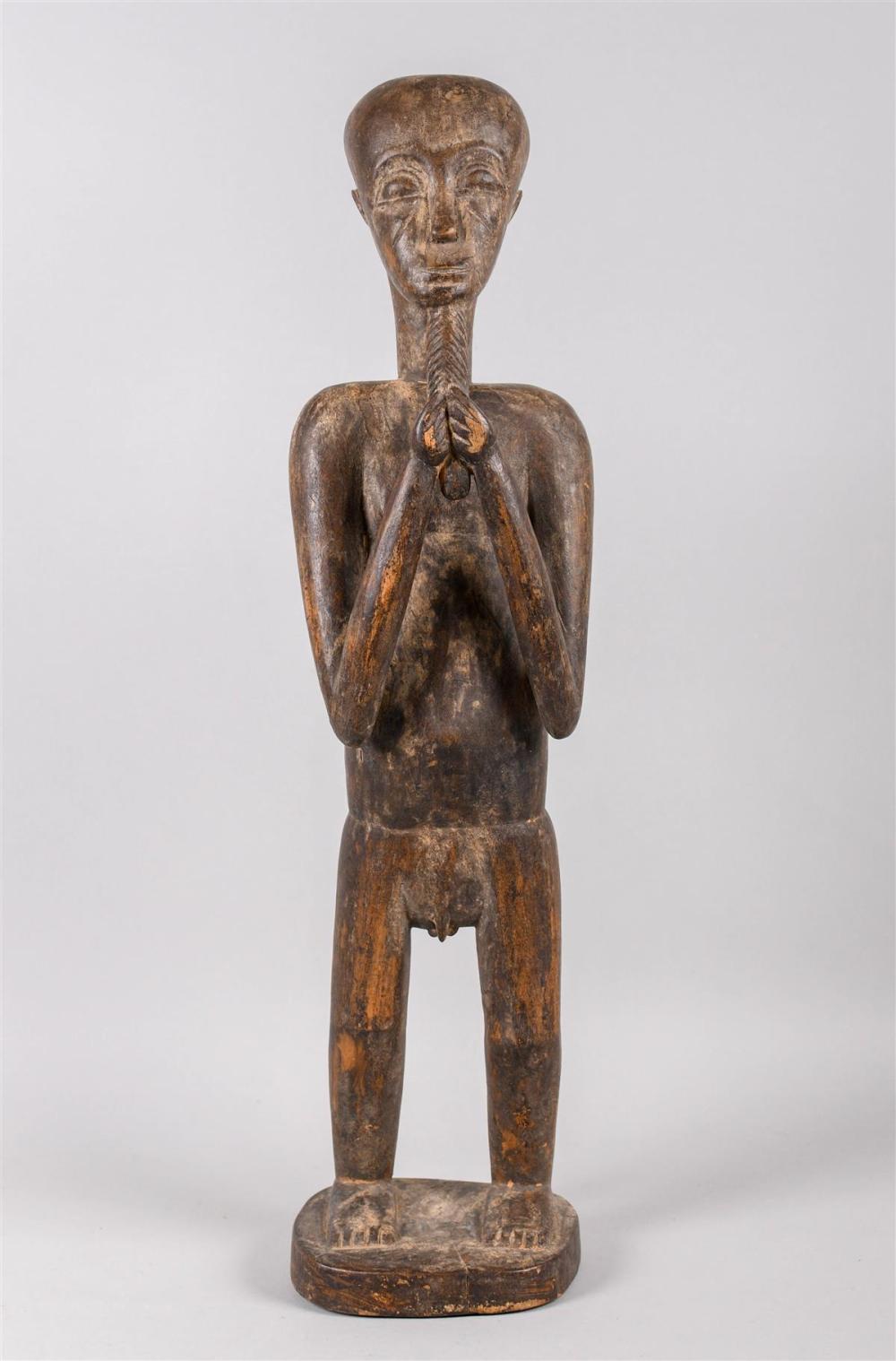 STANDING BAULE MALE CARVED FIGURE  33c9ef