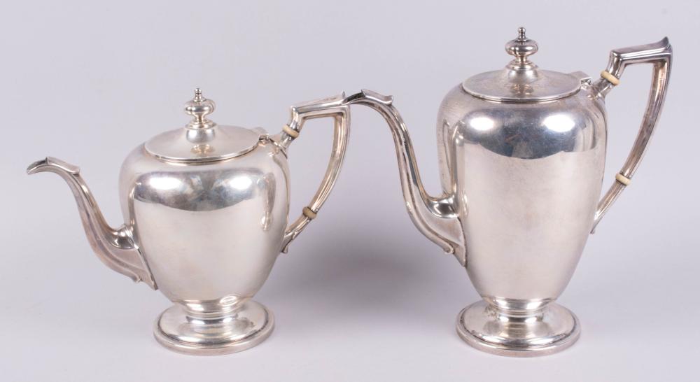 REED & BARTON SILVER TEAPOT AND