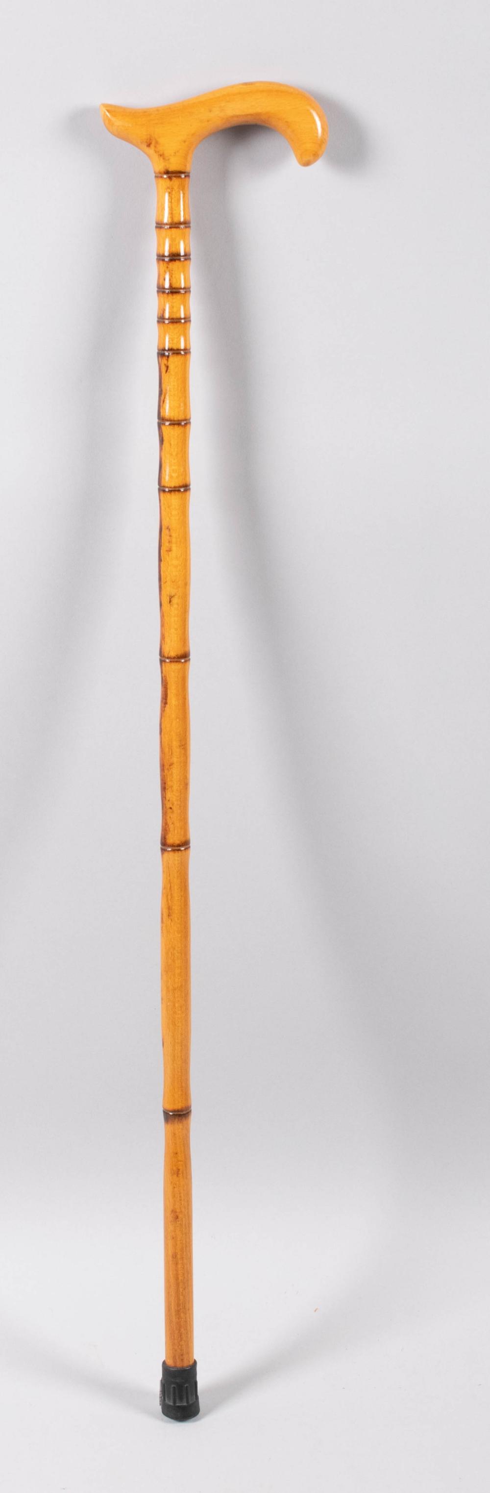 SENATOR WARNER'S DERBY BAMBOO CANE