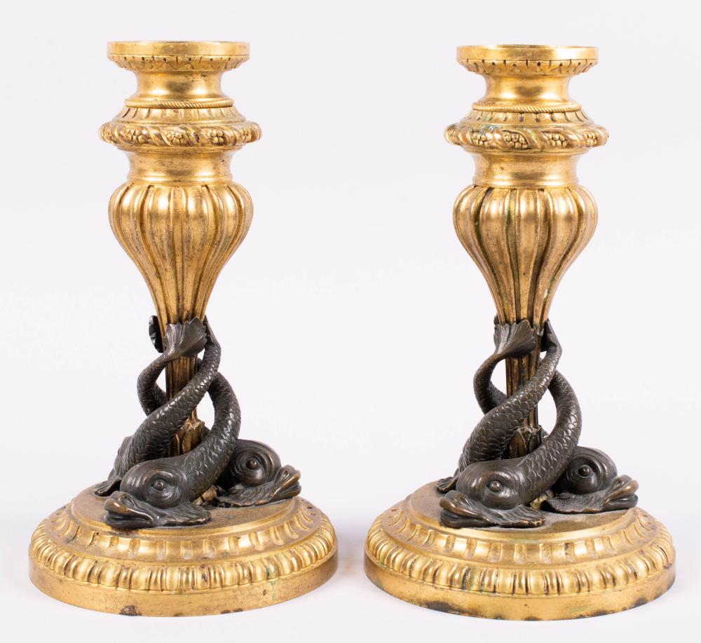 PAIR OF LOUIS XVI STYLE PARCEL GILDED 33cb1b