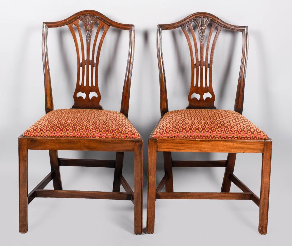 PAIR OF GEORGE III STYLE MAHOGANY 33cb33