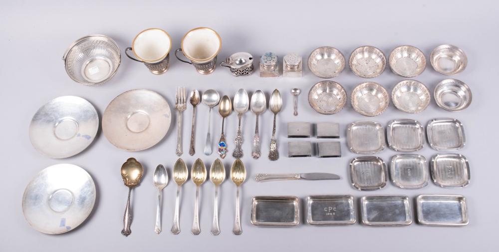 GROUP OF AMERICAN SILVER TABLEWARESGROUP