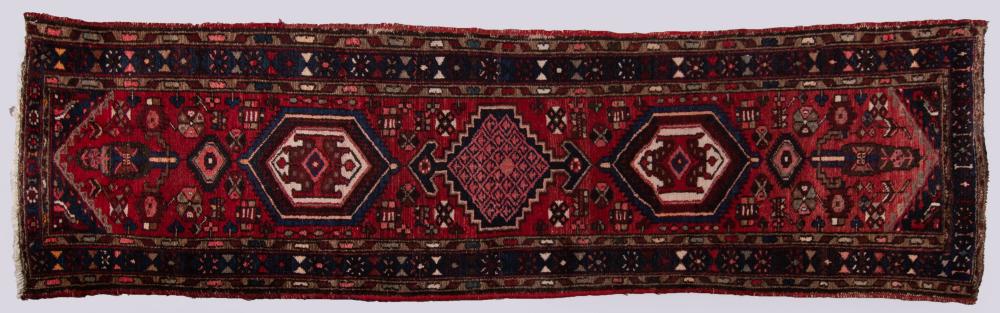VINTAGE PERSIAN HAMADAN HAND KNOTTED 33cbcc