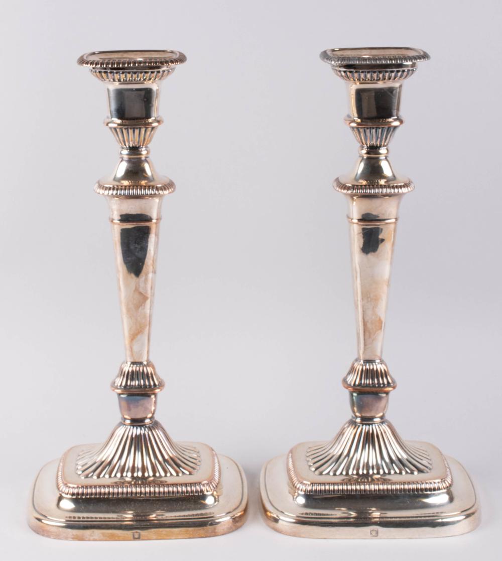 PAIR OF SHEFFIELD PLATED NEOCLASSICAL 33cbc6