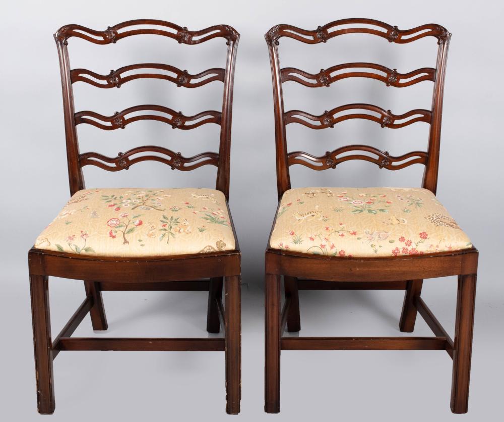 PAIR OF GEORGE III STYLE MAHOGANY 33cc1e