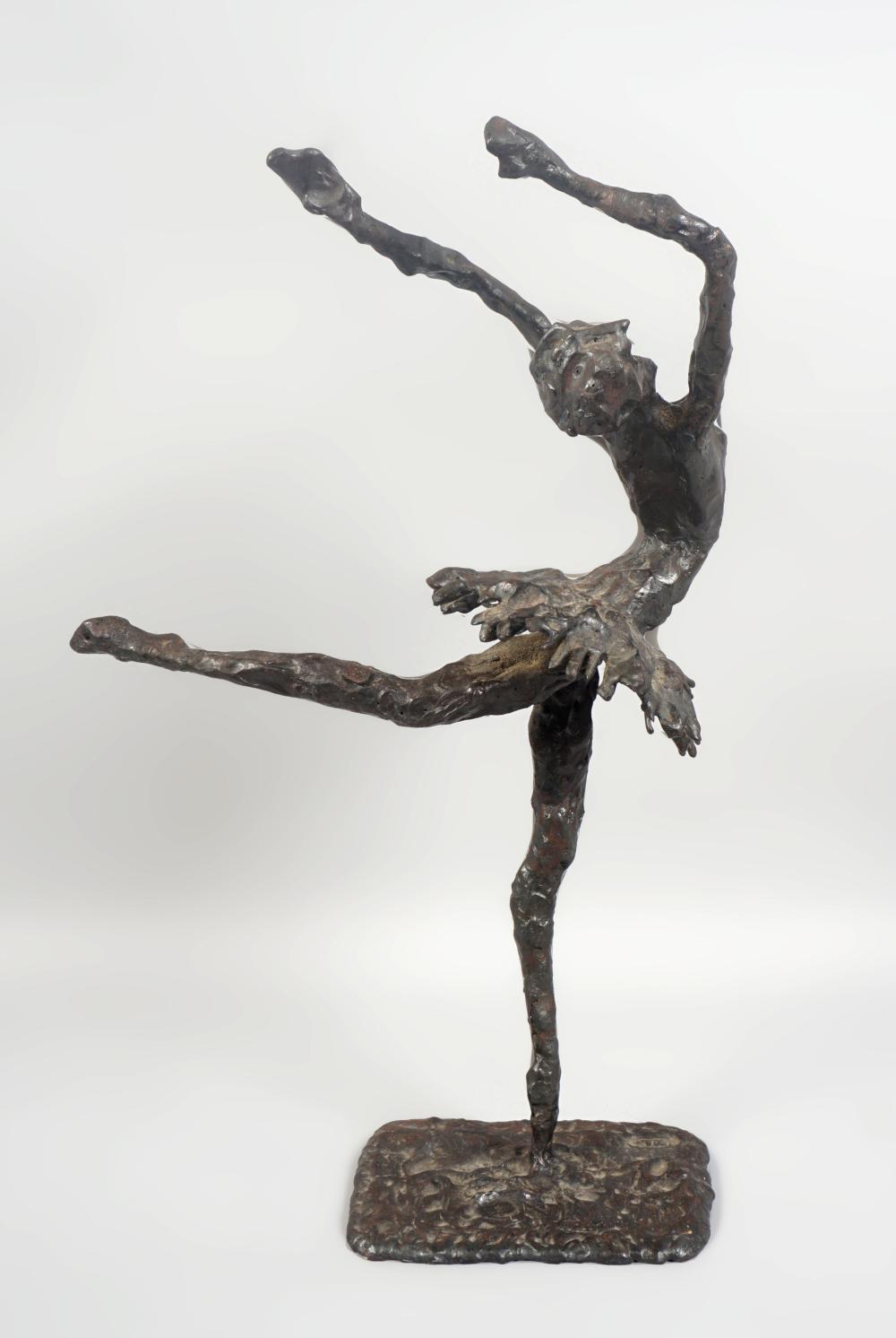 BRONZE SCULPTURE OF A BALLERINA