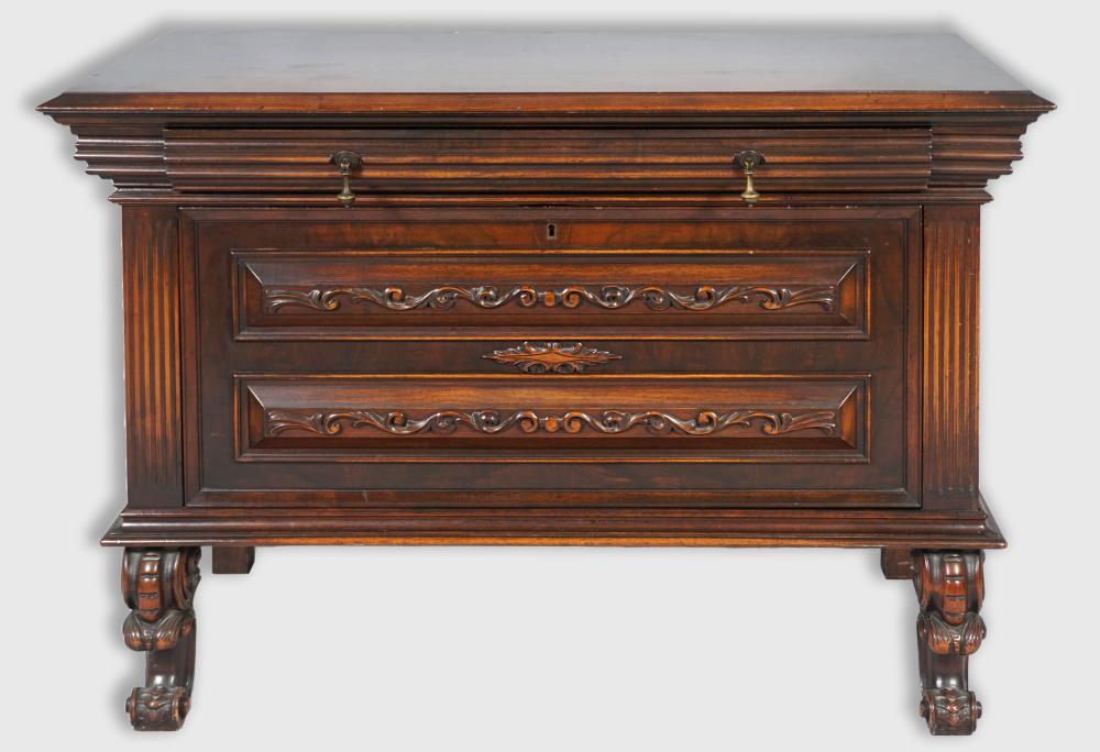 BAROQUE STYLE WALNUT CHEST OF DRAWERS 33cd11