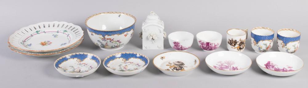 GROUP OF MEISSEN PORCELAIN TABLEWARESGROUP 33cd3c