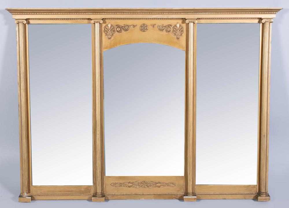 EMPIRE STYLE GILTWOOD MIRROR 30 33cd48