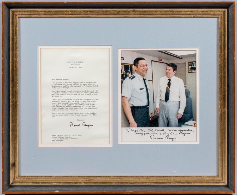 RONALD REAGAN, TYPED LETTER SIGNED WITH