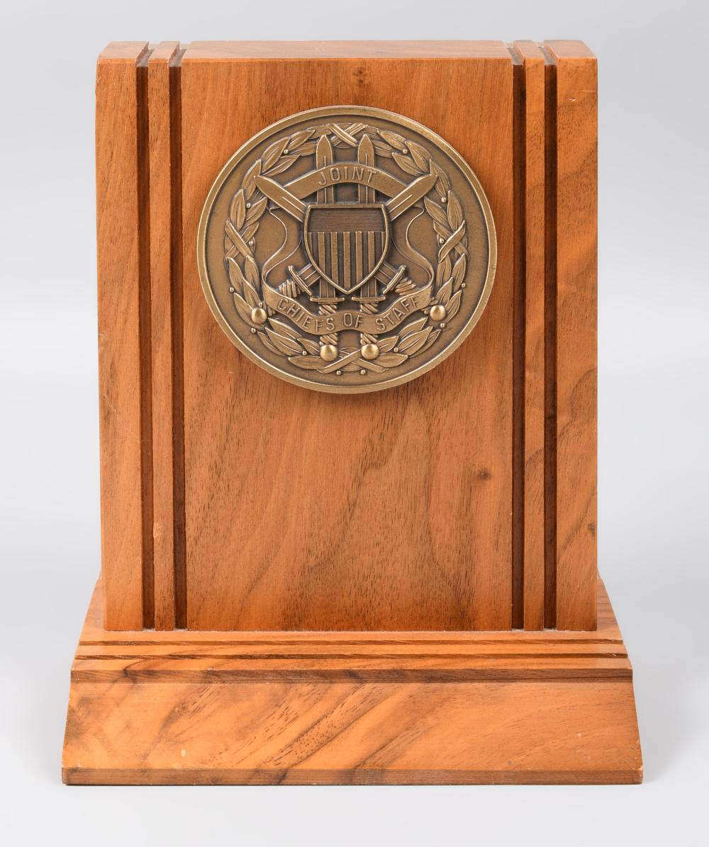 JOINT CHIEFS OF STAFF WOOD BOOKEND