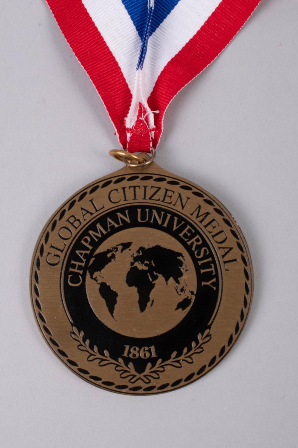 GLOBAL CITIZEN MEDAL CHAPMAN UNIVERSITY  33cddf