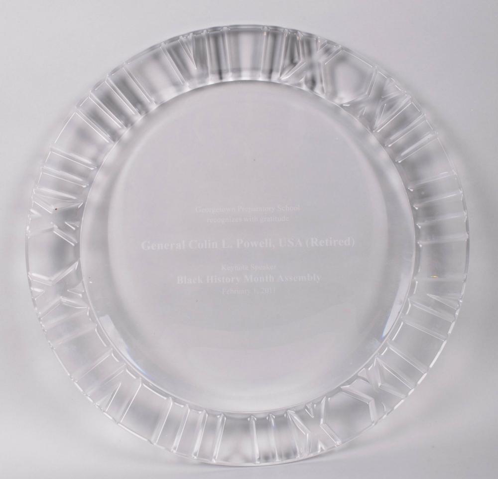 TIFFANY CO CRYSTAL CHARGER PRESENTED 33ce2f