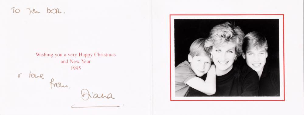 PRINCESS DIANA AND PRINCES WILLIAM AND