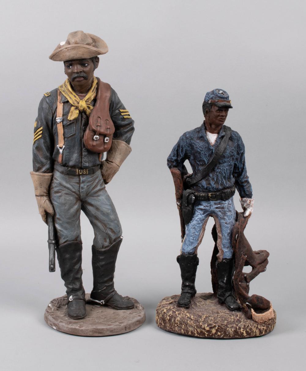 BUFFALO SOLDIER CERAMIC FIGURE  33ce50