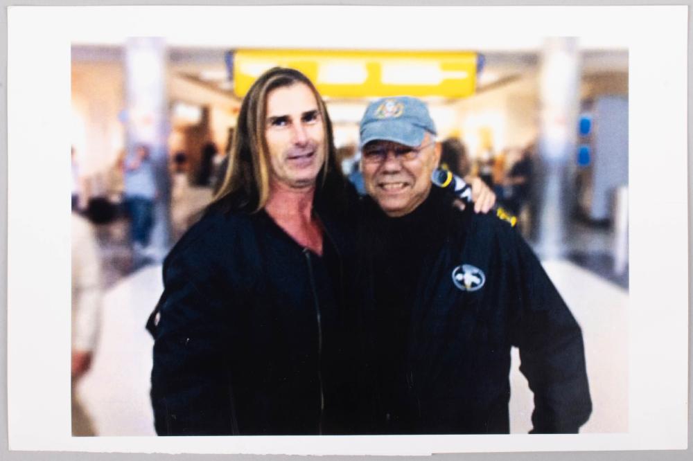 FABIO AND GENERAL POWELL, AUTOGRAPHED