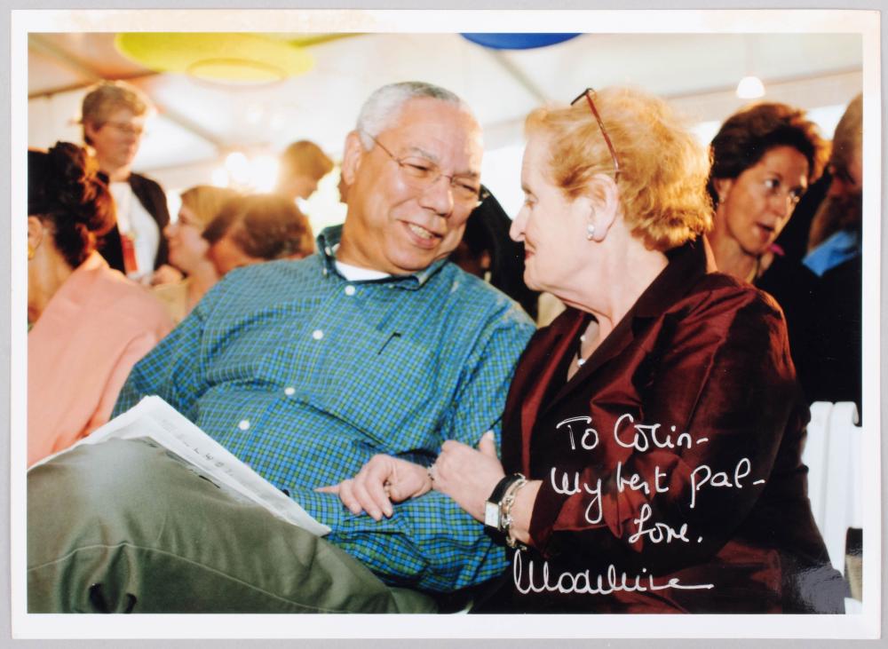 MADELEINE ALBRIGHT AUTOGRAPHED PHOTO