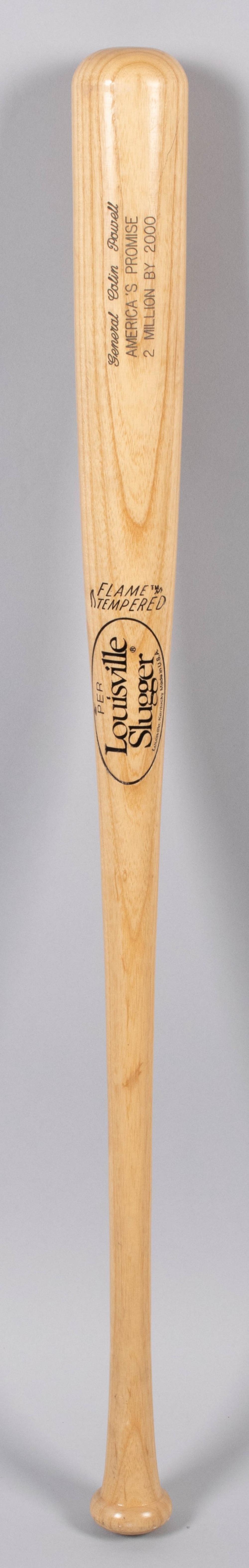 LOUISVILLE SLUGGER BAT INSCRIBED TO