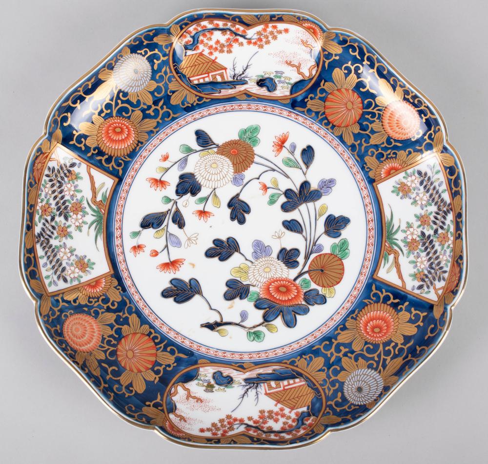 JAPANESE IMARI CHARGER, MODERN DIAMETER: