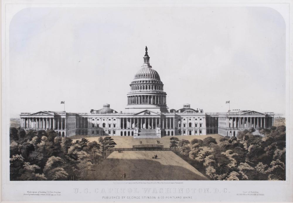 AMERICAN 19TH CENTURY U S CAPITOL 33cf27