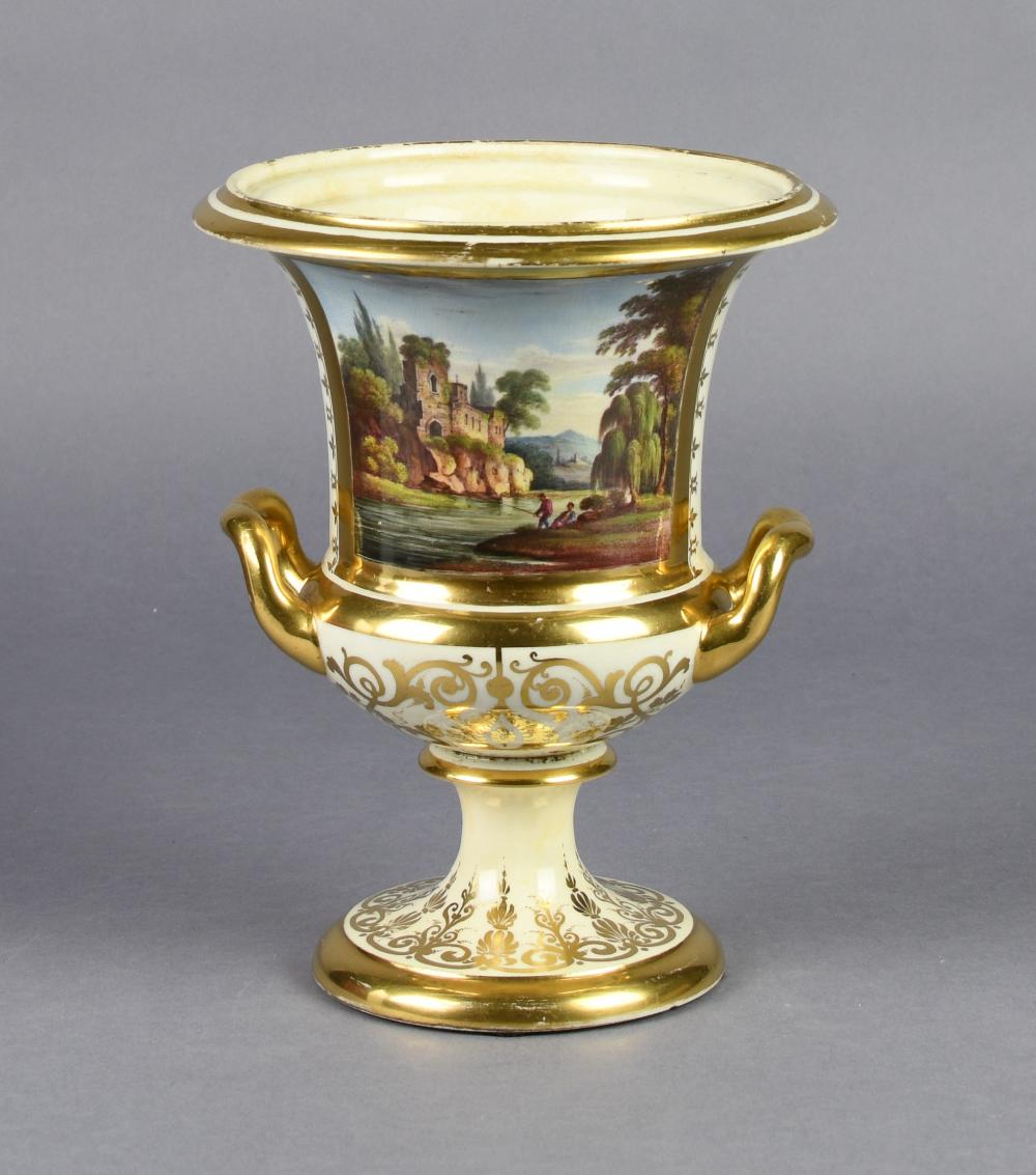 CAMPANA FORM VASE, CIRCA 1820-1825