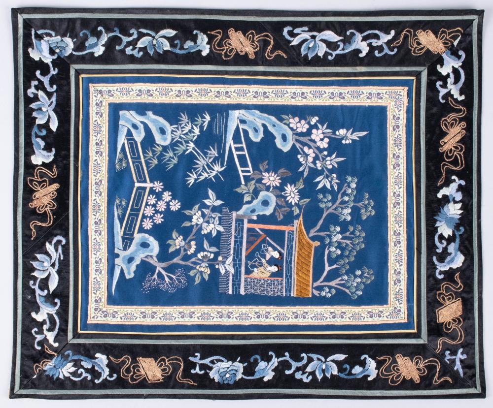 CHINESE EMBROIDERED PANEL, MODERN