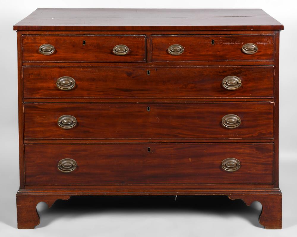 AMERICAN CHIPPENDALE MAHOGANY FIVE