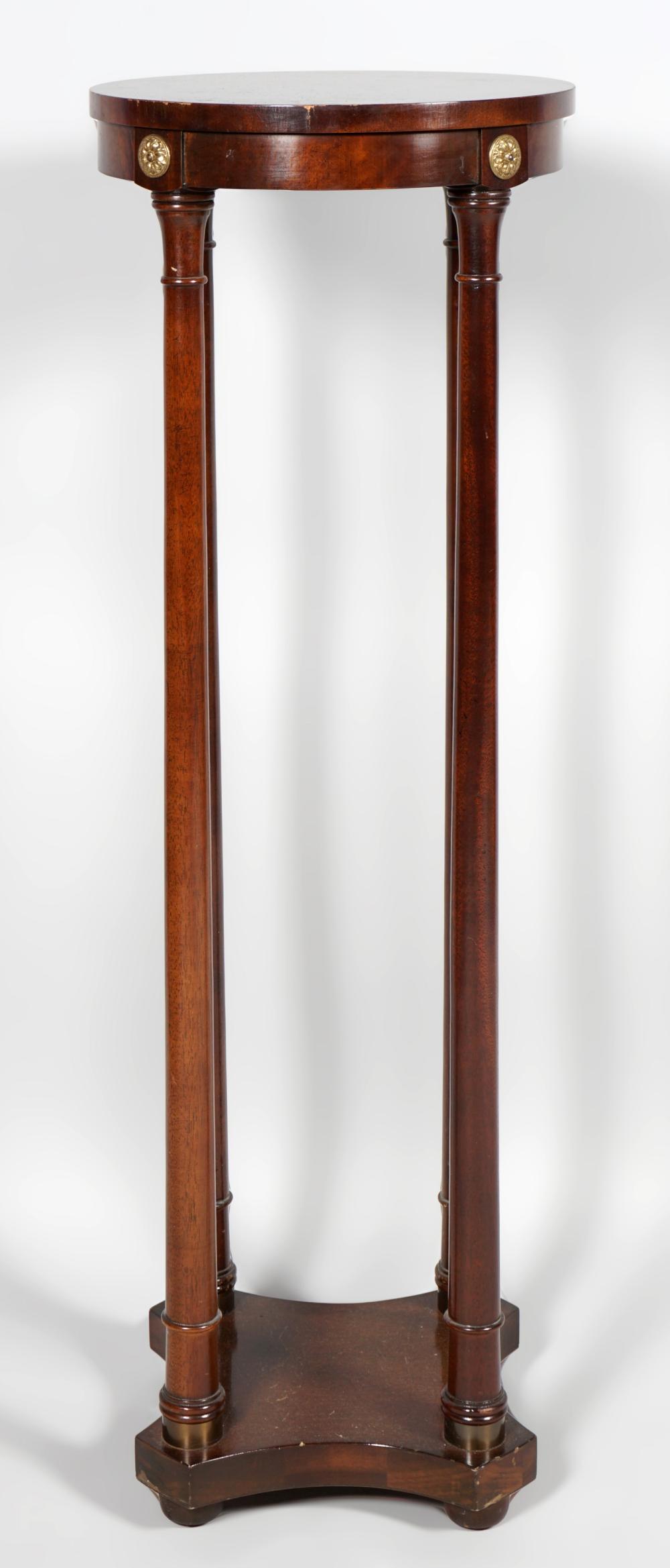 EMPIRE STYLE MAHOGANY PEDESTAL 33d01e