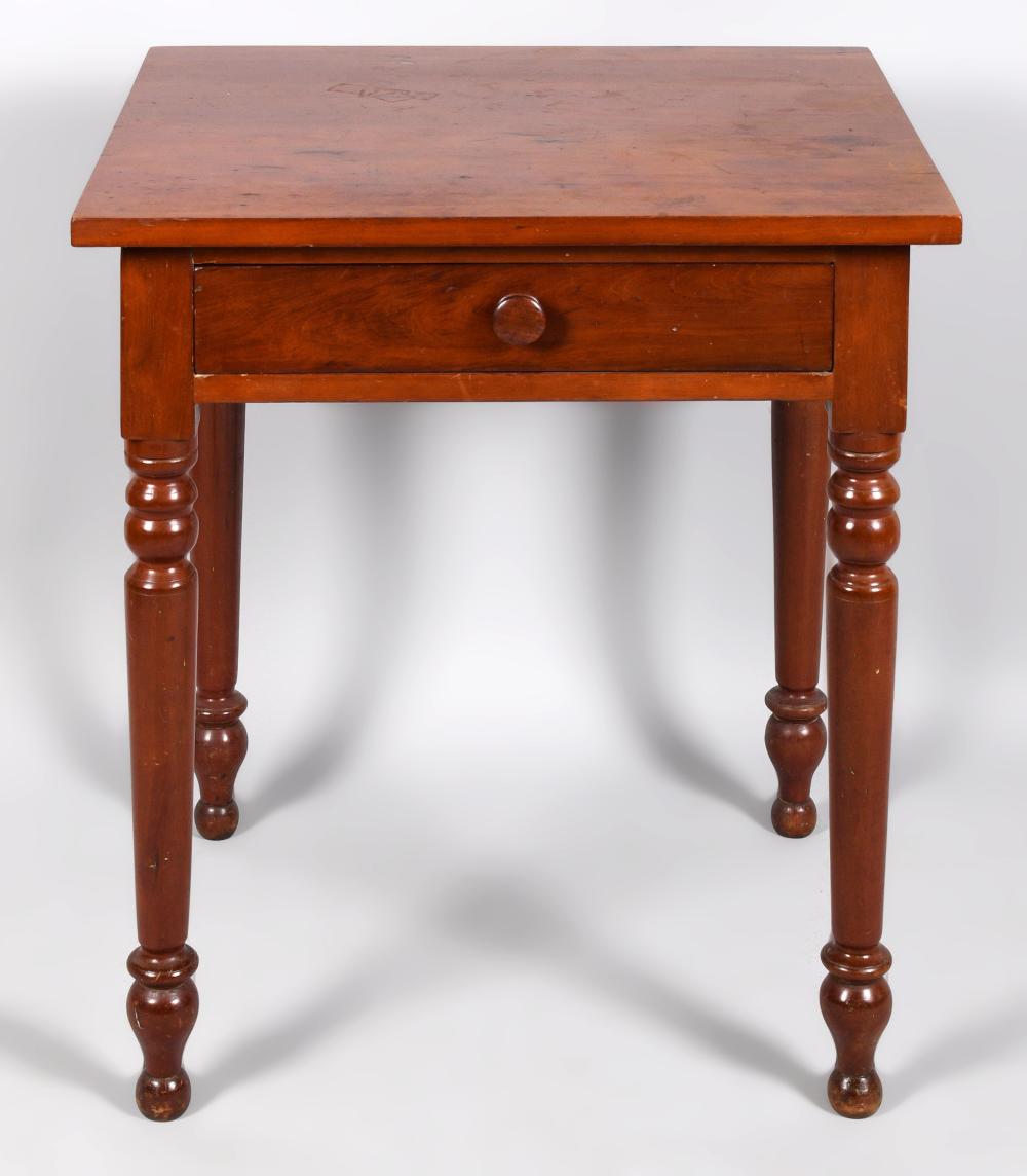 CHERRY CLASSICAL SIDE TABLE EARLY 33d0f6