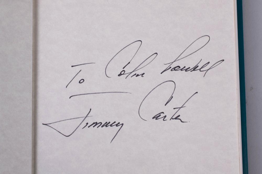 JIMMY CARTER. LIVING FAITH. SIGNED