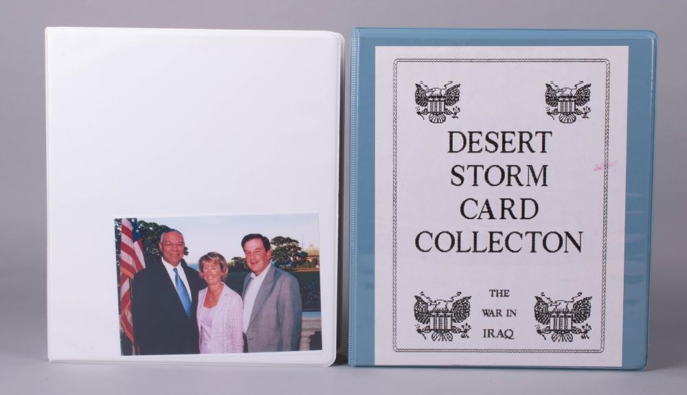 TWO DESERT STORM CARD COLLECTION 33d137